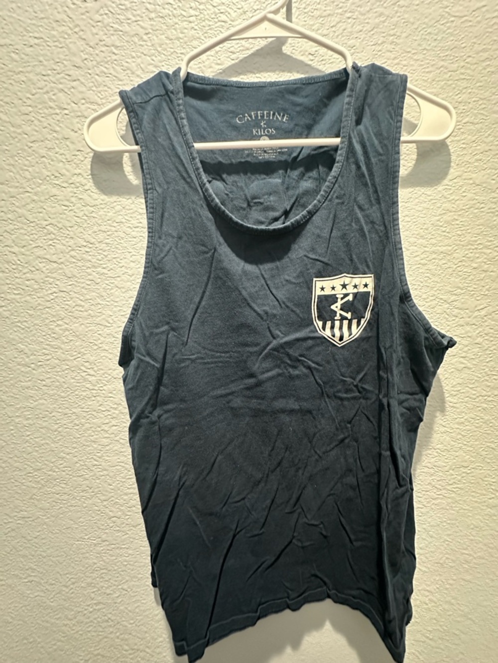 Team USA Caffeine Kilos Navy Tank Top